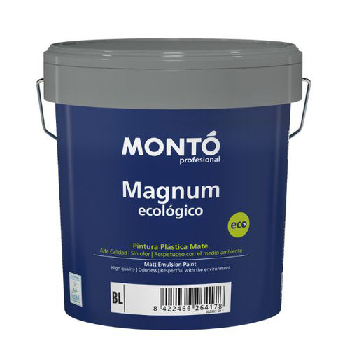 Endbearbeitungsfarbe - MAGNUM ECOLÓGICO - PINTURAS MONTO - für den Innenraum / für Wand / für Decke
