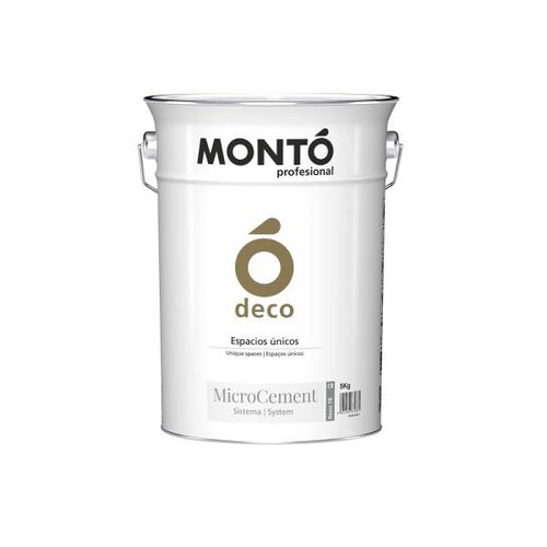 Grundierung für Mauerwerk - MICROCEMENT RESIN TR - PINTURAS MONTO - Acryl / wasserbasiert / für Wand