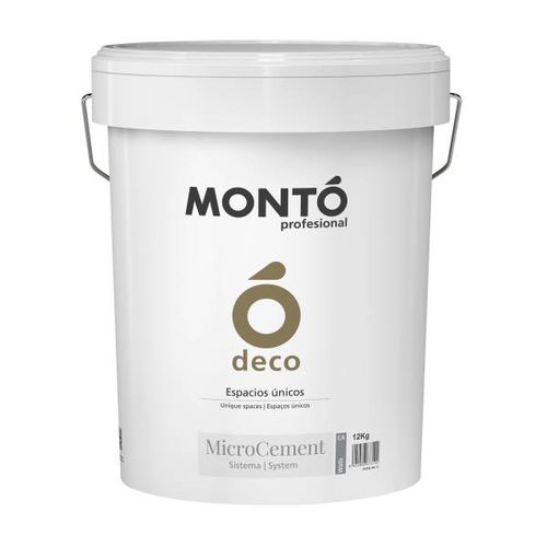 Putz zur Endbearbeitung - MICROCEMENT WALLS - PINTURAS MONTO - für den Innenraum / für Außenbereich / für Gips