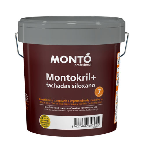 Schutzfarbe - MONTOKRIL+ SILOXANO - PINTURAS MONTO - wasserdicht / Dekor / für den Innenraum