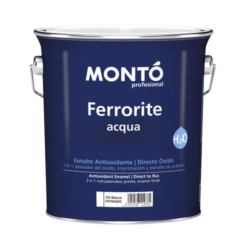 Dekor-Lack - FERRORITE ACQUA - PINTURAS MONTO - Schutz / wasserbasiert / für Metall