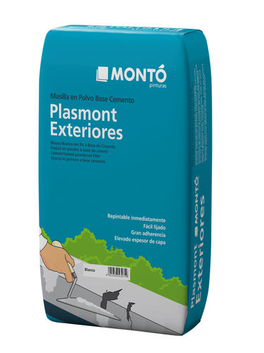 Dichtungsmasse auf Zementbasis - PLASMONT R20 - PINTURAS MONTO - selbstklebend / Reparatur / für Beton