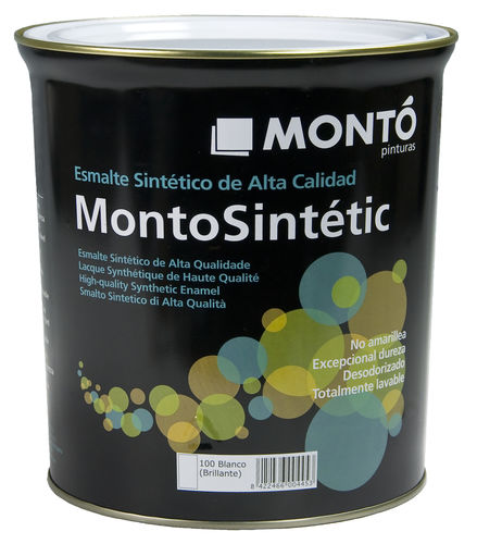 Endbearbeitungsfarbe - MONTOSINTETIC BRILLO - PINTURAS MONTO - für den Innenraum / für Außenbereich / für Baustelle