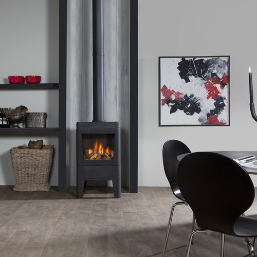 Gaskaminofen - ODENSE - Faber - 6 kW / Multibrennstoff / freistehend