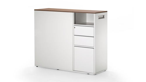 Niedriges Bücherregal - ORGATOWER - SITAG - modern / für Büro / Holz