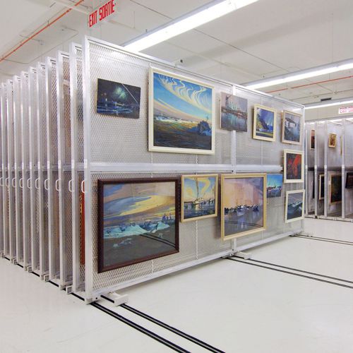 Gleitende Depotschiebe­wand - Spacesaver
