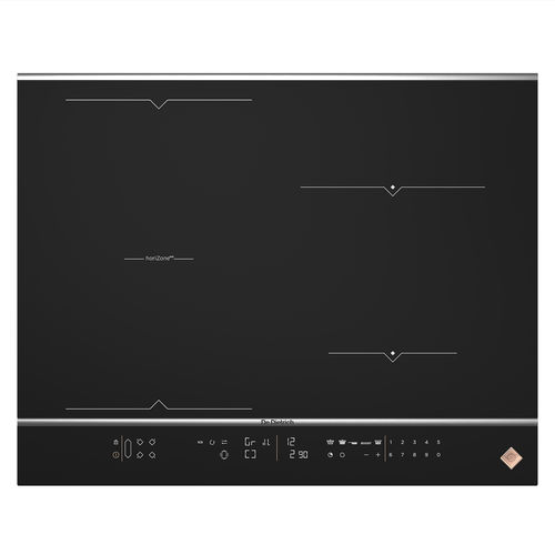 Induktionskochfeld - DPI7686XS - DE DIETRICH ELECTROMENAGER - mit 3 Kochfeldern / Einbau / mit Touch-Steuerung