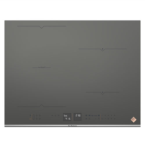 Induktionskochfeld - DPI7686GP - DE DIETRICH ELECTROMENAGER - mit 3 Kochfeldern / Einbau / mit Touch-Steuerung