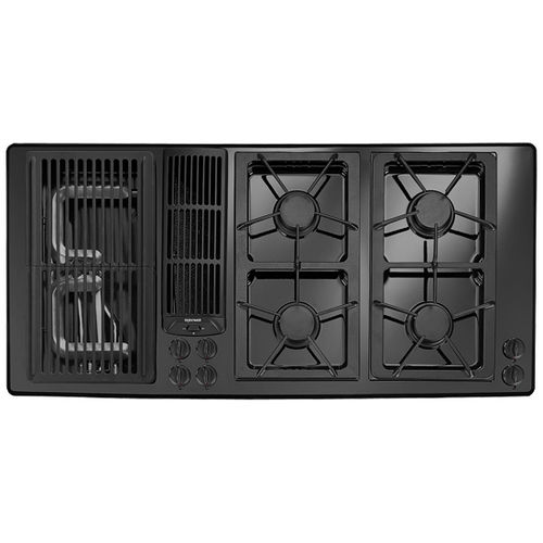 Gaskochfeld - JGD8345ADB - JENN-AIR - mit 6 Kochfeldern / Einbau / mit Drehknöpfen