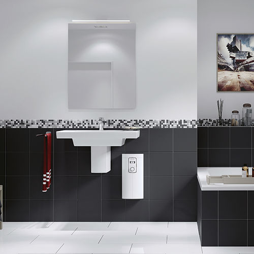 Elektrischer Warmwasserbereiter - DHB-E 18 LCD 25A - STIEBEL ELTRON - wandmontiert / vertikal / kombiniert