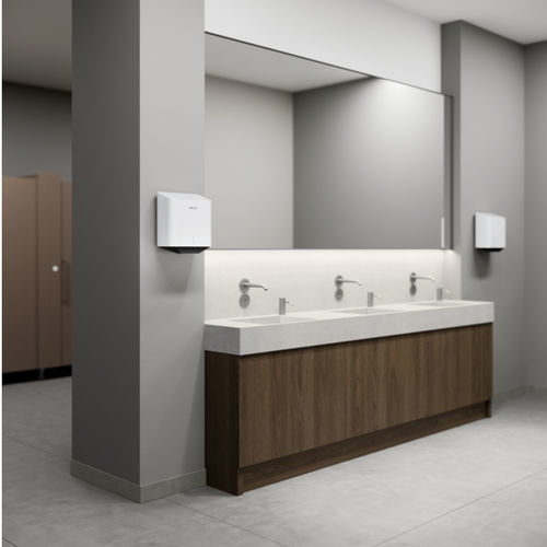 Elektronischer Handtrockner - ULTRONIC PLUS - STIEBEL ELTRON - wandmontiert / Metall / Hochgeschwindigkeit