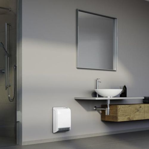 Elektrischer Konvektor - CK 20 TREND LCD - STIEBEL ELTRON - modern / Gips / weiß