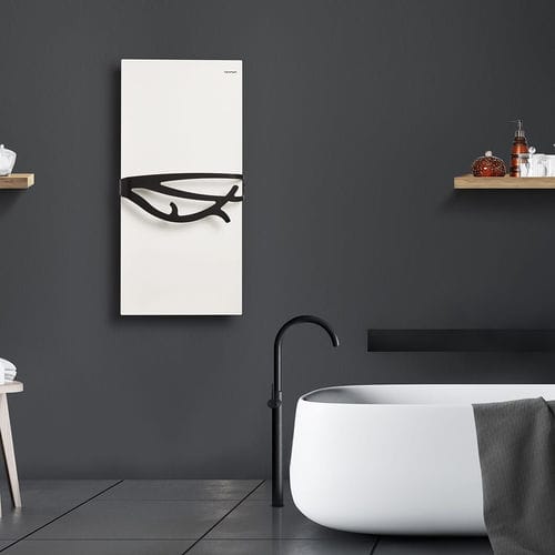 Heißwasser-Badheizkörper - OLIVIN - HAMMAM DESIGN RADIATOR - modern / Edelstahl / weiß