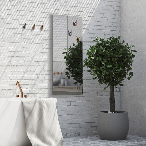 Heißwasser-Badheizkörper - OLIVIN DROP - HAMMAM DESIGN RADIATOR - modern / Edelstahl / Spiegel