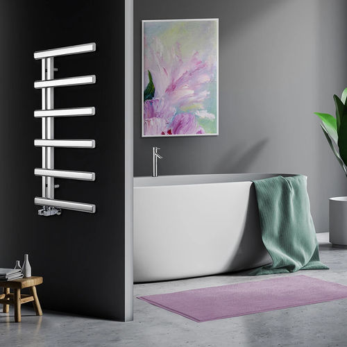 Heißwasser-Badheizkörper - Larissa - HAMMAM DESIGN RADIATOR - 0...500 w / modern / Edelstahl