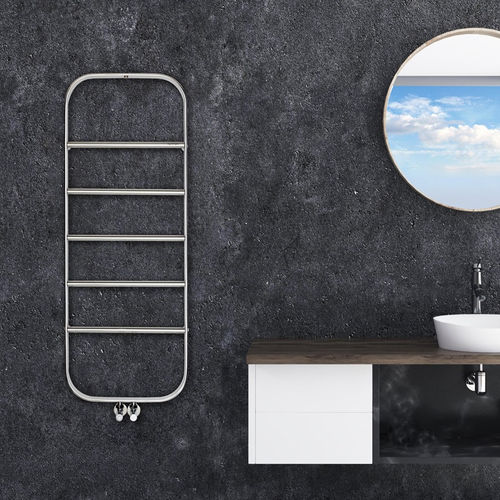 Heißwasser-Badheizkörper - Spin  - HAMMAM DESIGN RADIATOR - 0...500 w / modern / Edelstahl