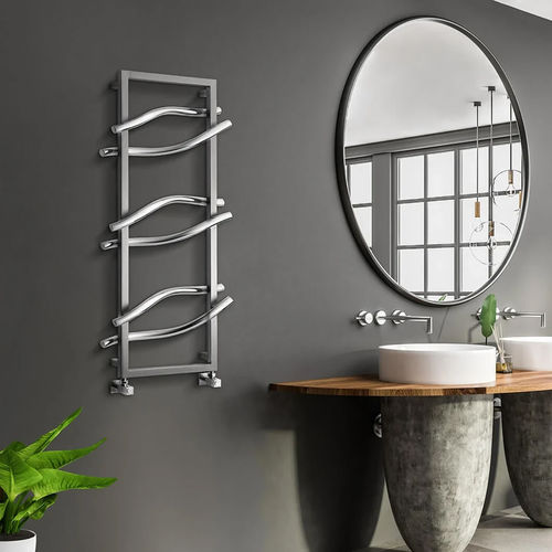Heißwasser-Badheizkörper - Eye  - HAMMAM DESIGN RADIATOR - modern / Edelstahl / Farbe anpassbar