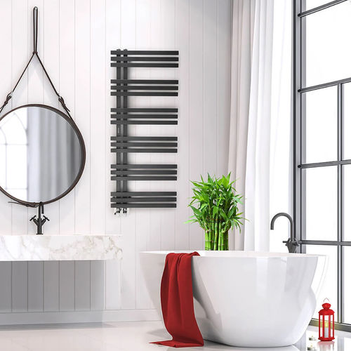 Heißwasser-Badheizkörper - Vista  - HAMMAM DESIGN RADIATOR - 0...500 w / modern / Edelstahl
