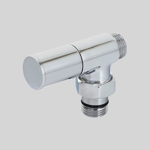 Anschluss für Heizkörper - Onix  - HAMMAM DESIGN RADIATOR - Edelstahl / rechtwinkelig