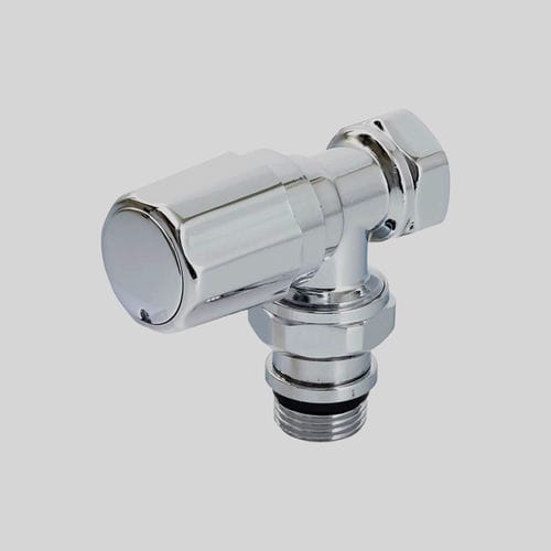 Anschluss für Heizkörper - Tempo  - HAMMAM DESIGN RADIATOR - Edelstahl / rechtwinkelig