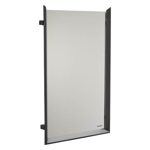 Wandmontierter Spiegel für Badezimmer - Blaze  - HAMMAM DESIGN RADIATOR - modern / rechteckig / Edelstahl