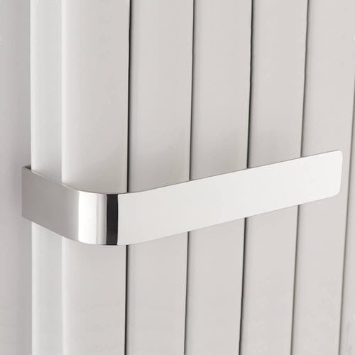 Stab-Handtuchhalter - Kaunos  - HAMMAM DESIGN RADIATOR - wandmontiert / Edelstahl / weiß