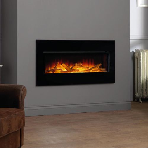 Elektrokamin - OMNIGLIDE 900 - Flamerite Fires - wandmontiert / Einseitig / geschlossene Feuerstelle