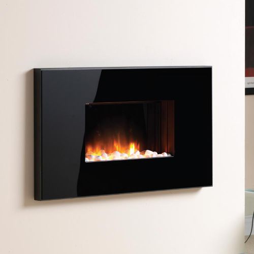 Elektrokamin - CORELLO  - Flamerite Fires - wandmontiert / Einseitig / geschlossene Feuerstelle