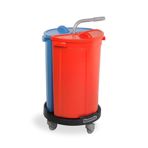 Reinigungswagen - NC2R - Numatic - Abfall / für Gewerbegebrauch / Recyclingkunststoff