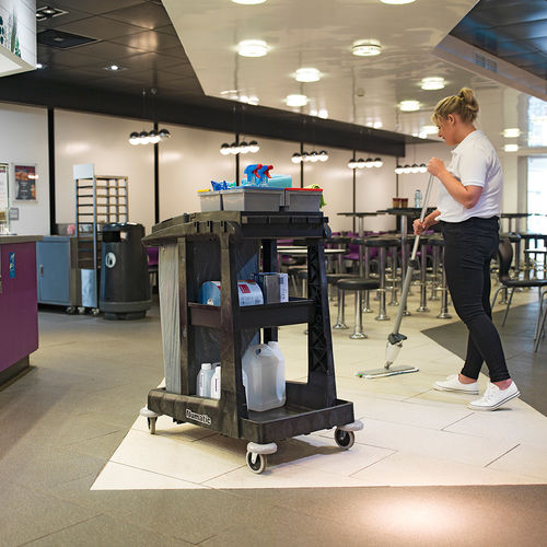 Reinigungswagen - ECO-Matic EM1 - Numatic - Abfall / für Gewerbegebrauch / Recyclingkunststoff