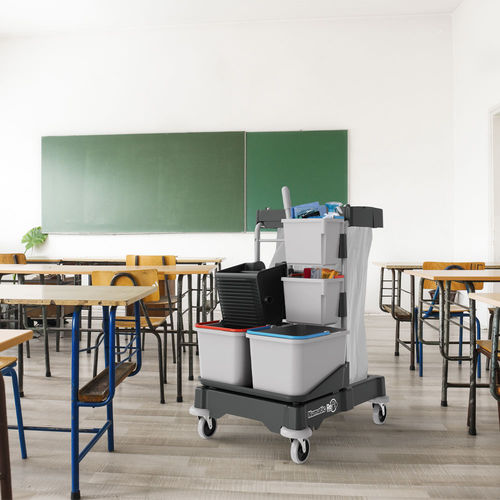 Reinigungswagen - SERVO-Matic SM1405 - Numatic - Abfall / für Gewerbegebrauch / Recyclingkunststoff