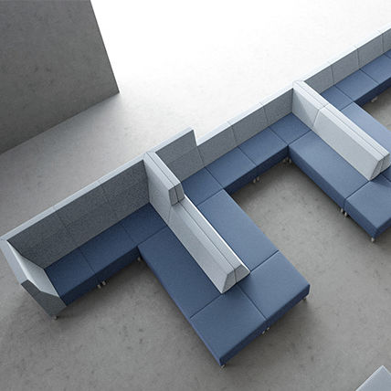 Modulsofa - UNIFY - Office Furniture Group - modern / Polyurethanschaum / Polster