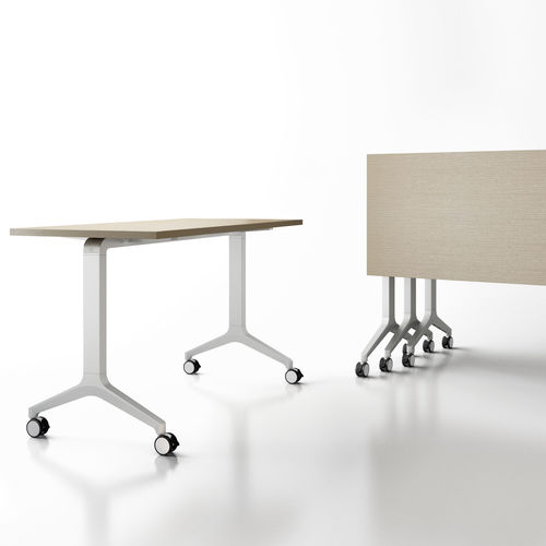 Moderner Besprechungstisch - TRELLO - Office Furniture Group - Laminat / Gestell aus Aluminiumguss / rechteckig