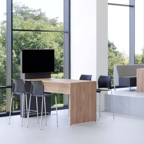 Moderner Besprechungstisch - LET’S MEET MEDIA - Office Furniture Group - Holz / Gestell aus Holz / rechteckig