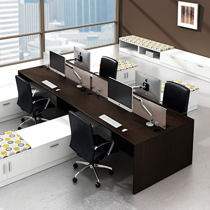 Schreibtisch für Open Space - MODERN - Office Furniture Group - modern / Laminat / für Eckeinbau