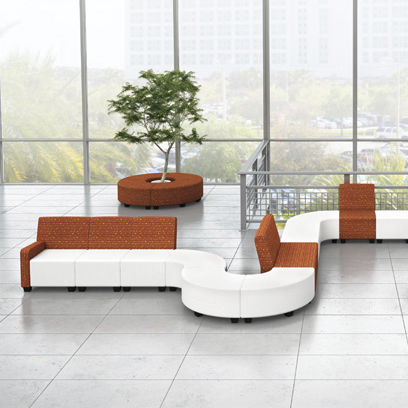 Modulare Polsterbank - VERSA - Office Furniture Group - modern / Stoff / Leder