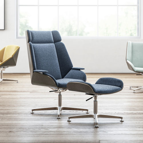 Moderner Besucherstuhl - THEO ™ - KIMBALL Office - für den Innenraum / geformtes Sperrholz / Sperrholz