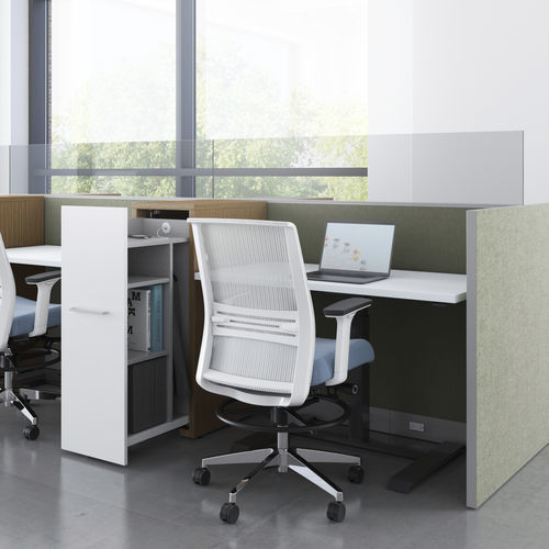 Schreibtisch für Open Space - FOOTPRINT® - KIMBALL Office - bodenstehend / für 2 Personen / modern