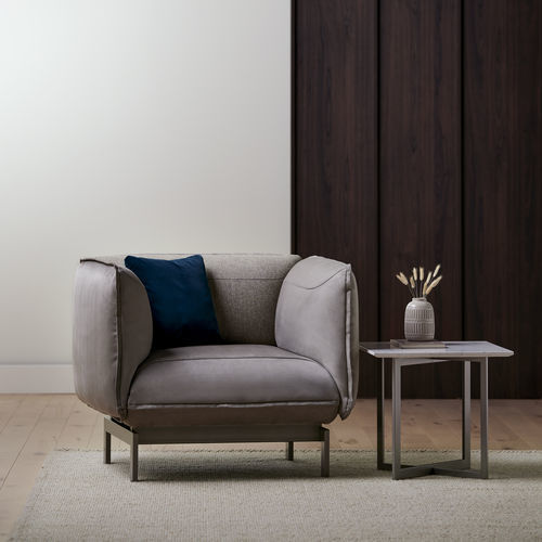 Moderner Sessel - DAYMORA™ - KIMBALL Office - Stoff / Metall / grau