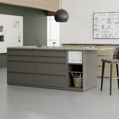 Chefschreibtisch - FOOTPRINT® - KIMBALL Office - bodenstehend / für 2 Personen / modern