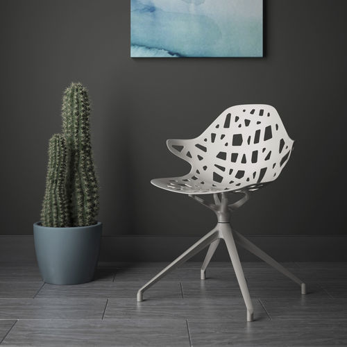 Moderner Besucherstuhl - LUSSO™ - KIMBALL Office - für den Innenraum / Aluminium / Gestell aus Metall