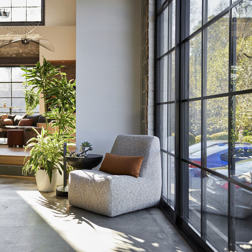 Stoff-Kopfkissen - ACCENT - KIMBALL Office - rechteckig / für Büro