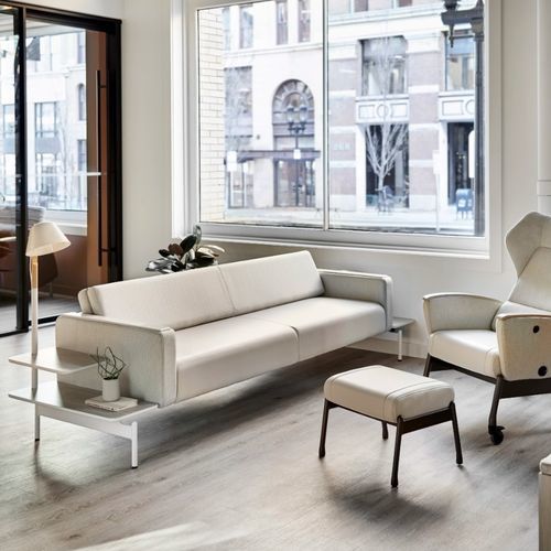 Bettsofa - EMBRA - KIMBALL Office - modern / Stoff / mit Armlehnen