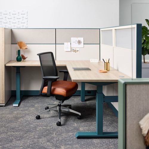Schreibtischsystem für Open Space - ETARRAN&reg; - KIMBALL Office - bodenstehend / für mehrere Personen / modern