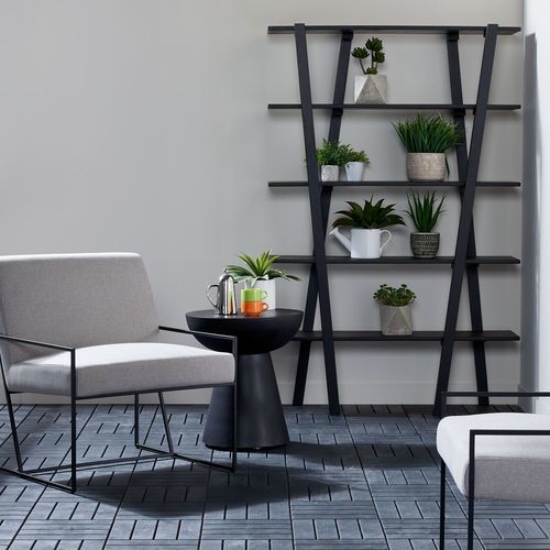 Moderner Beistelltisch - COHEN - KIMBALL Office - Metall / Gestell aus Metall / rund