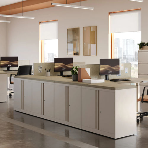 Boden-Ablagemöbel - UNIVERSAL STORAGE - KIMBALL Office - modern / für Bibliotheken / für Büro