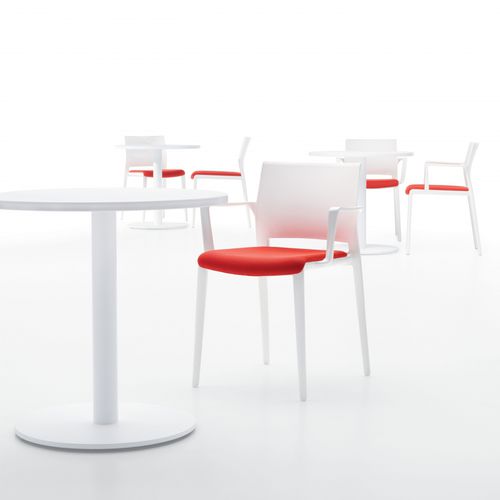 Moderner Besucherstuhl - BAKHITA - GLOBAL totaloffice - für den Innenraum / Polymer / Polster
