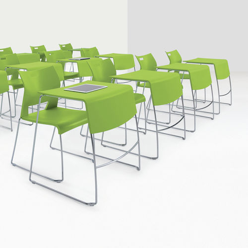 Moderner Unterrichtstisch - DUET™ - GLOBAL totaloffice - Laminat / Gestell aus Metall / rechteckig