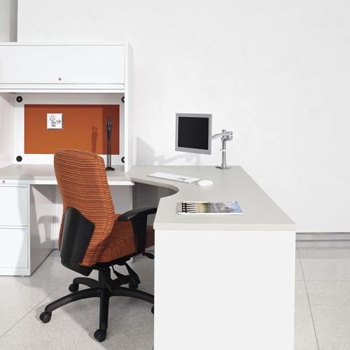 Moderner Bürosessel - SYNOPSIS® - GLOBAL totaloffice - Leder / Stoff / Vinyl