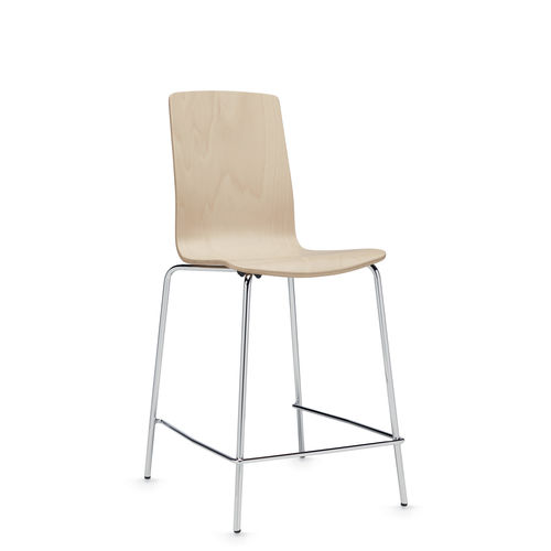 Moderner Barstuhl - SAS™ - GLOBAL totaloffice - für den Innenraum / Holz / Polster